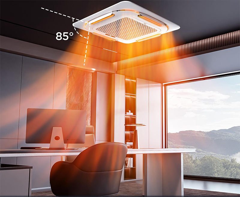 TCL U-MATCH TCD-12CHRH/DV Kazettás klímaszett (MO250641424 beépítőkerettel)