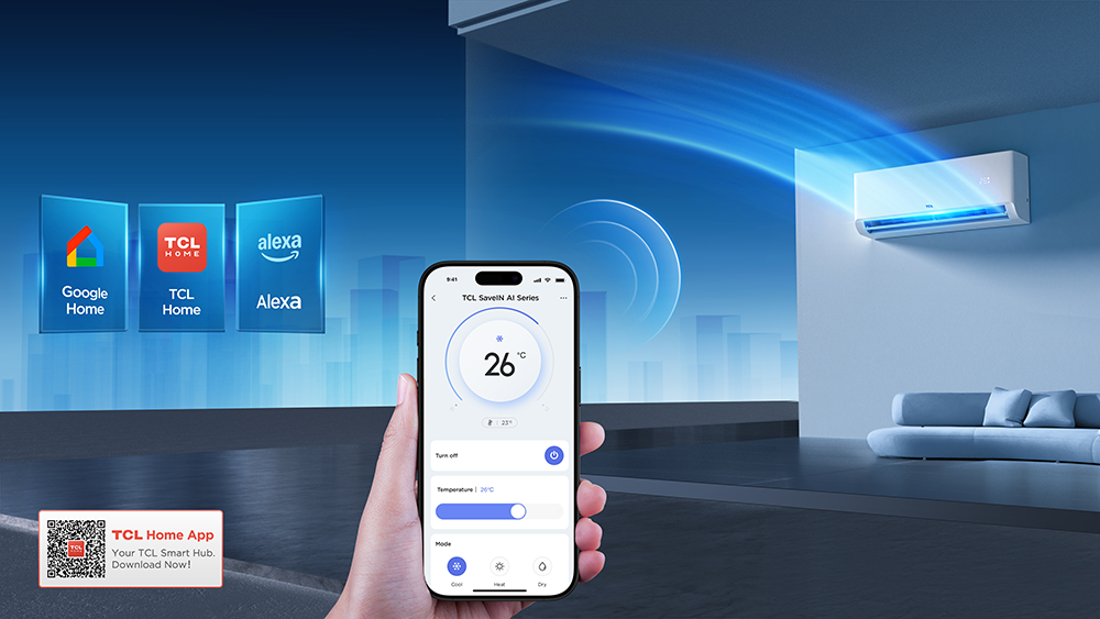 TCL NEO AI TCE-12NEO 3,4 kW-os split klíma szett
