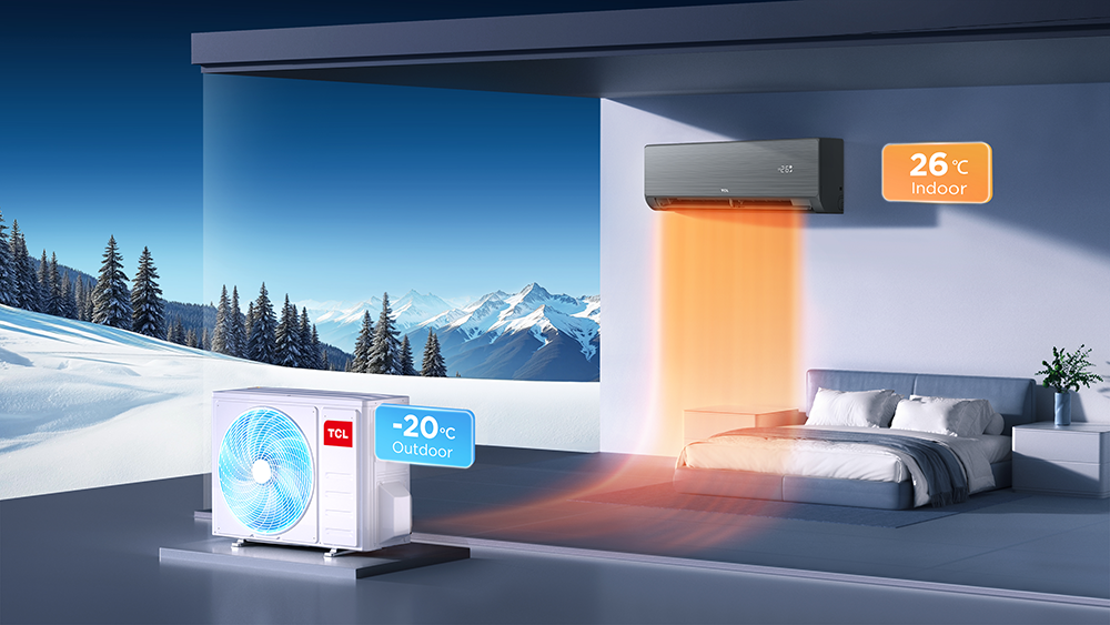 TCL XERON AI TCE-09XER 2,6 kW-os split klíma szett