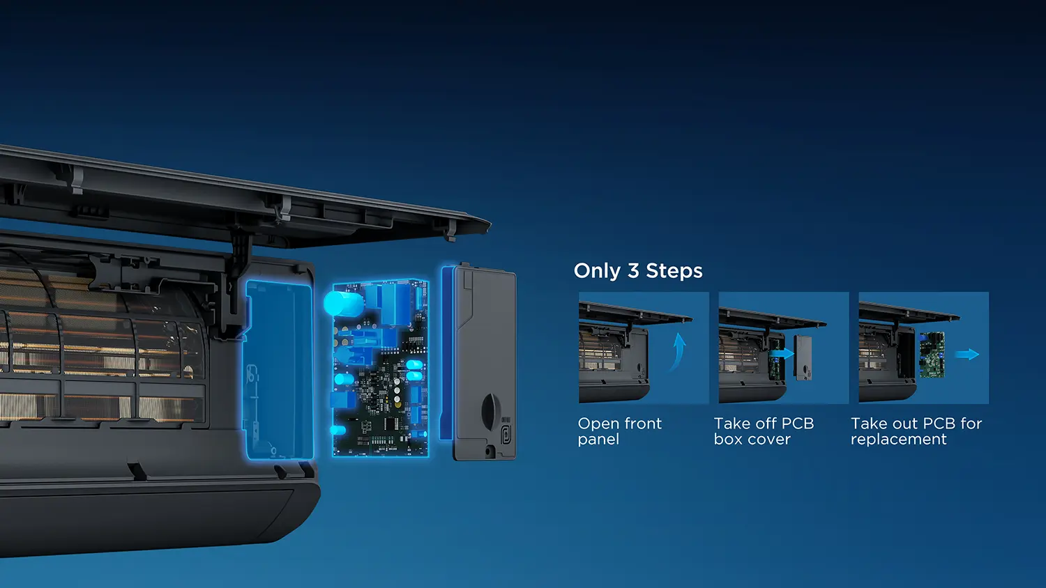 TCL XERON AI TCE-09XER 2,6 kW-os split klíma szett