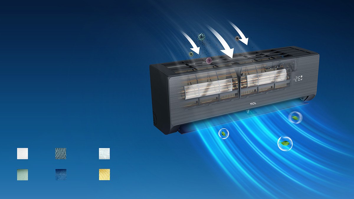 TCL XERON AI TCE-09XER 2,6 kW-os split klíma szett