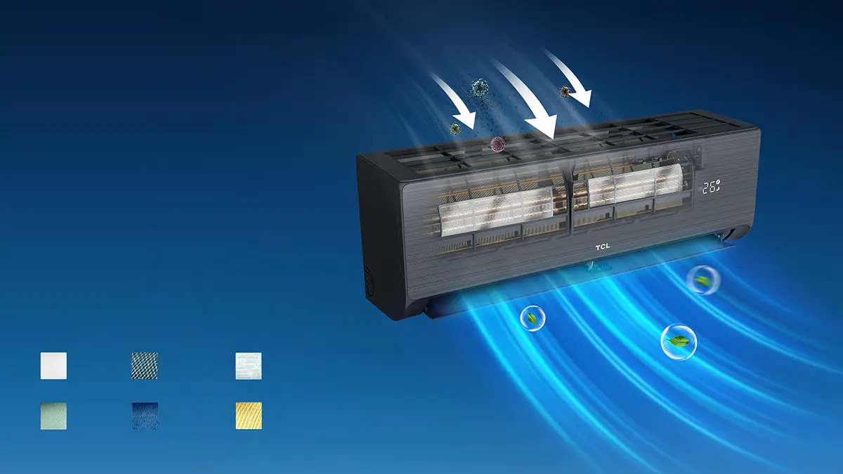 TCL XERON AI TCE-12XER 3,4 kW-os split klíma szett